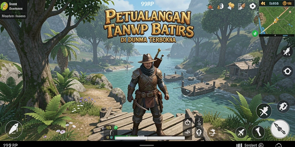 Tangkapan layar utama menampilkan gameplay Open World yang mengesankan di 99RP.